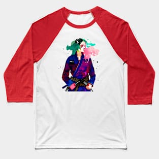 water color bjj girl Baseball T-Shirt